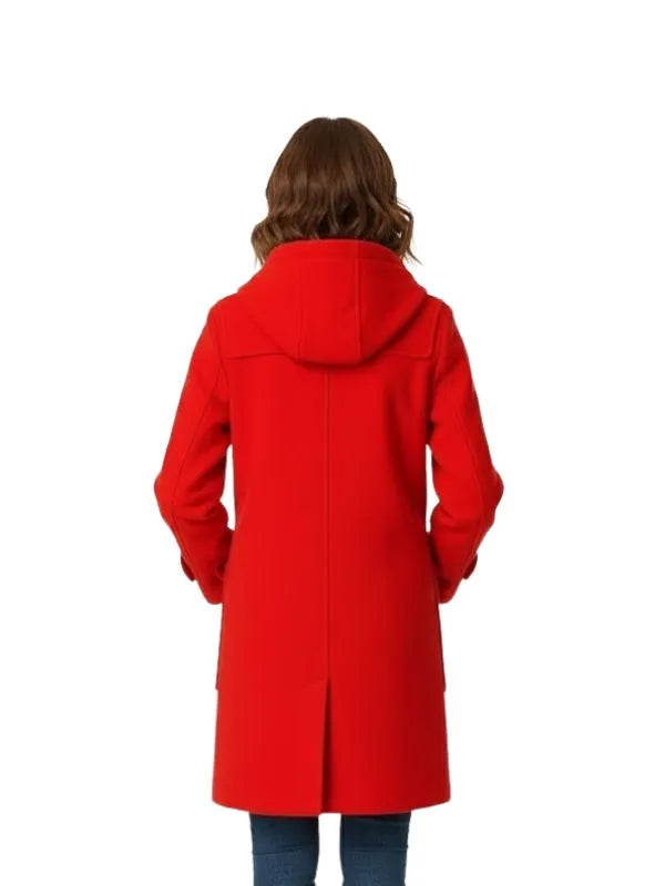 Classic Red Toggle Coat