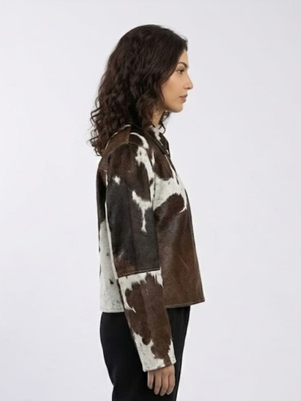 Cowhide Hair On Jacket