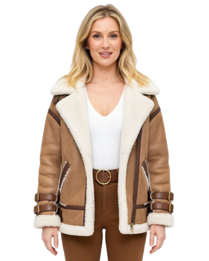 Ellie Goulding B3 Brown Jacket