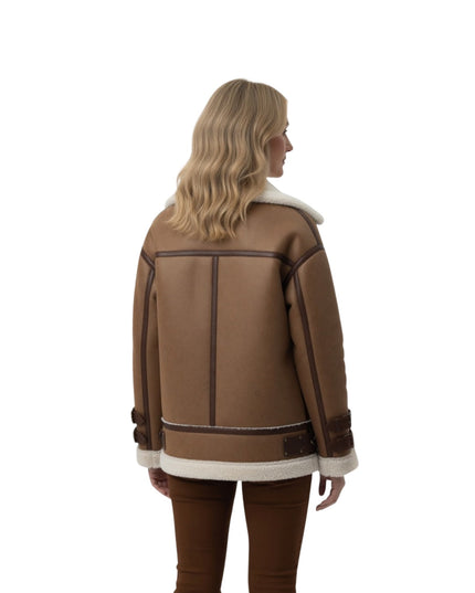 Ellie Goulding B3 Shearling Leather Jacket
