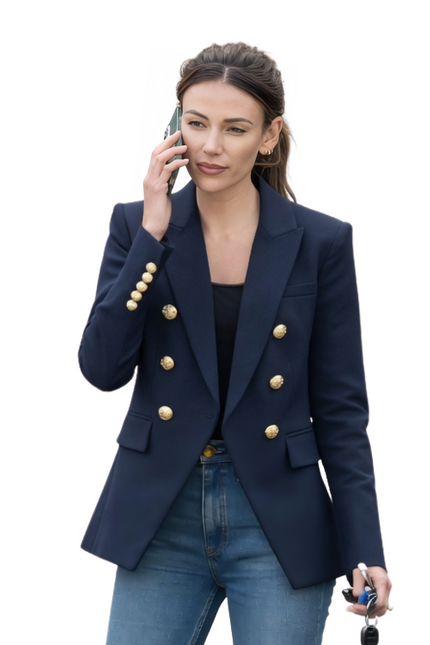 Fool Me Once Michelle Keegan Maya Stern Blue Blazer