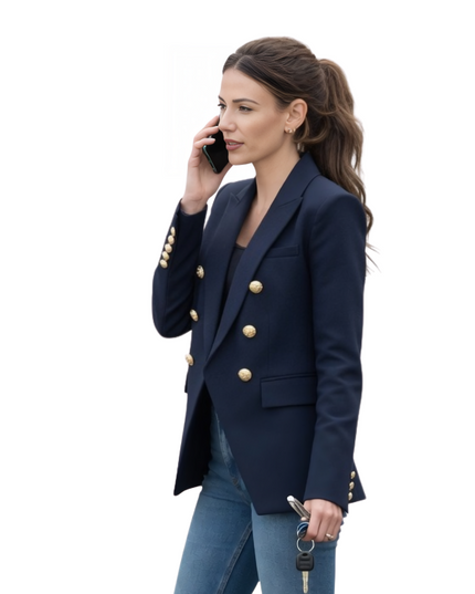 Fool Me Once Michelle Keegan Maya Stern Blue Blazer Live