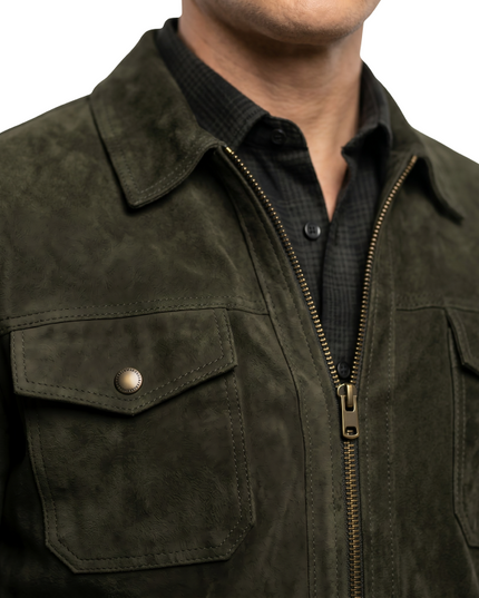 Get The Jamie Reagan Blue Bloods Suede Leather Jacket Today