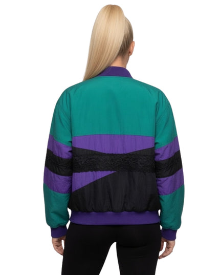 Gwen Stefani Blocked Bomber Jacket
