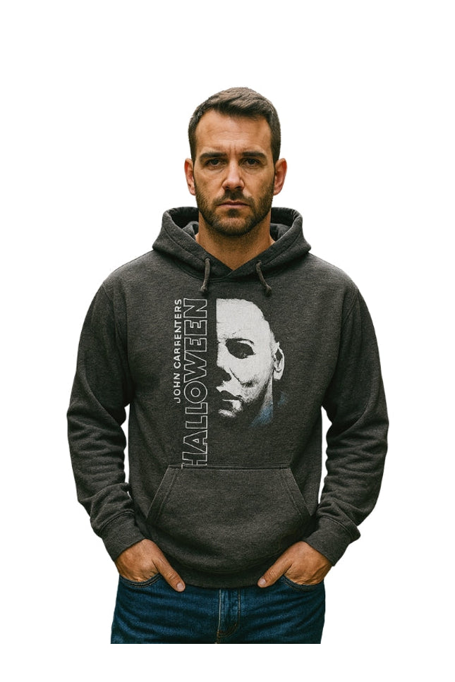 Halloween Michael Myers Large Face Pullover Hoodie