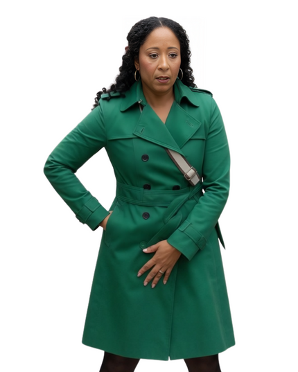 Haunted Harmony Mysteries Green Coat