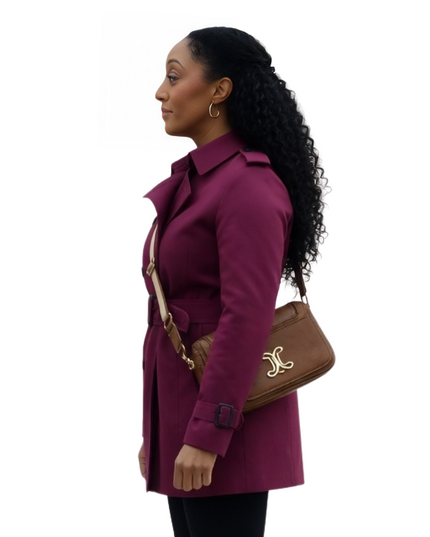 Haunted Harmony Mysteries Purple Coat Side 1