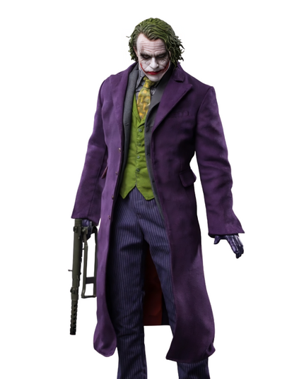 Heath Ledger The Dark Knight Joker Purple Long Coat