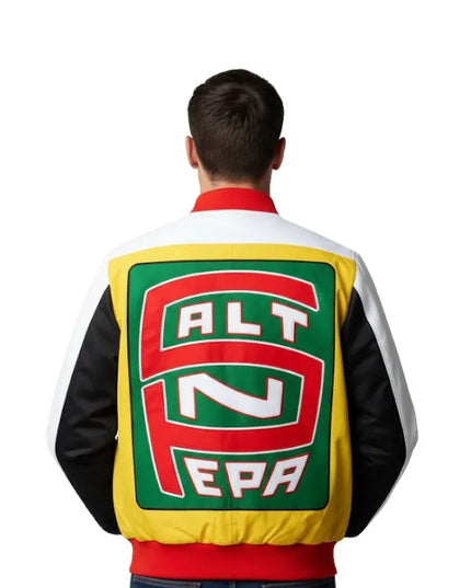 Idol Maker Let There Be Music Salt N Pepa jacket costume featuring a vintage design and iconic 90s vibe