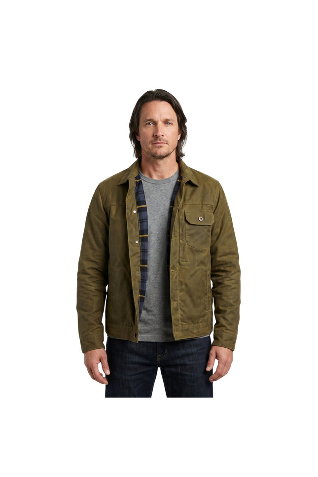 Jack Sheridan Virgin River Green Cotton Jacket

