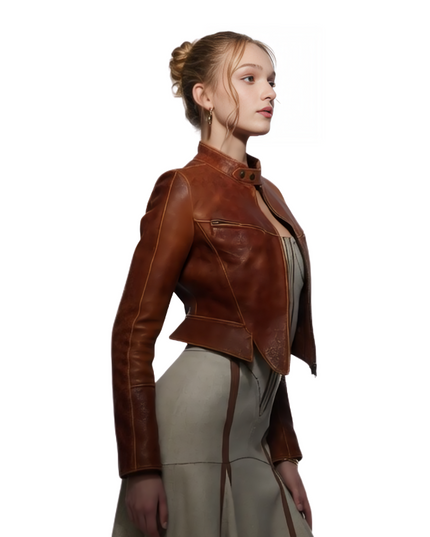 Jayden Bartels Daredevil Born Again Cropped Leather Jacket Live