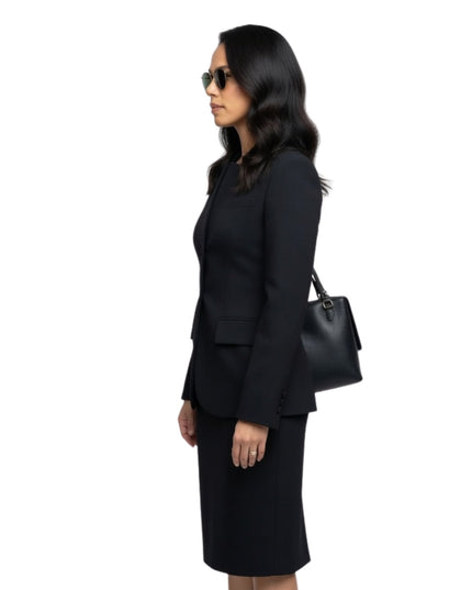Jurnee Smollett The Burial 2023 Black Coat
