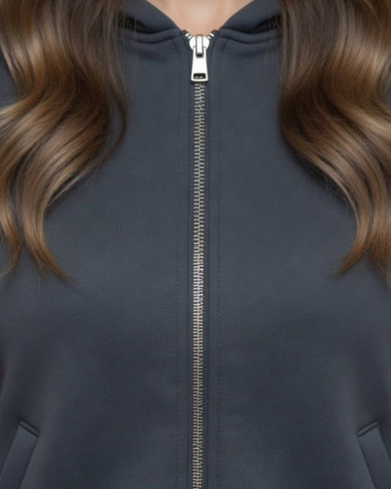 Kaitlin Olson High Potential Famous Tv Series Morgan Grey Shearling Hooded Jacket
