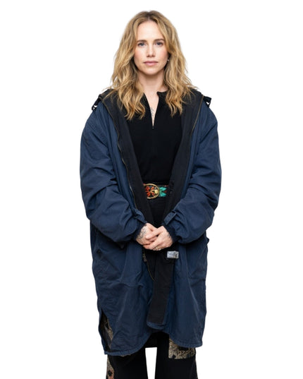Karen Sirko Daisy Jones & The Six S01 Blue Hooded Coat