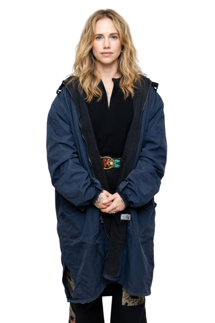 Karen Sirko Daisy Jones & The Six S01 Blue Hooded Coat
