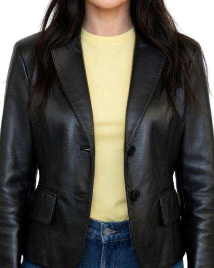 Kendall Jenner Airport Style 2026 Black Leather Jacket