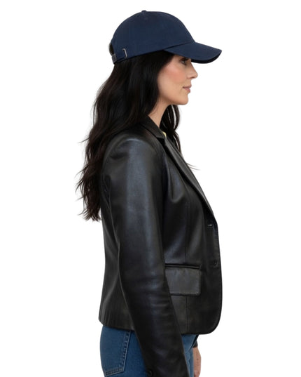 Kendall Jenner NYC 2026 Black Leather Moto Jacket