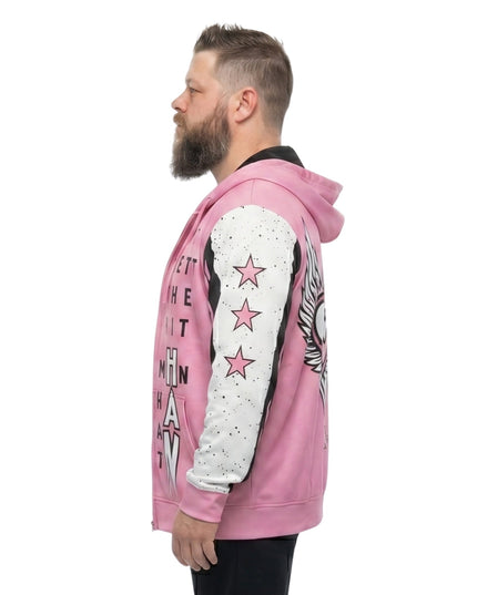 Kevin Owens Pink Wrestling Jacket From SmackDown