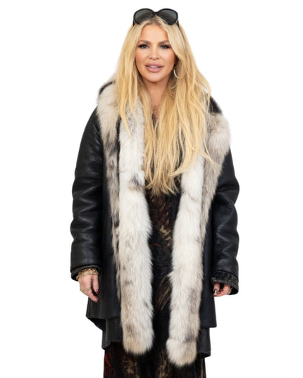 LA Airport Jessica Simpson Coat