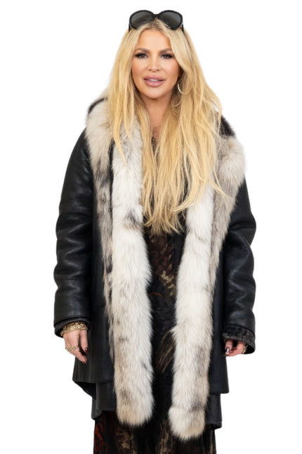LA Airport Jessica Simpson Coat