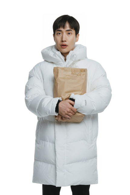 Love All Play Chae Jong-Hyeop White Puffer Coat