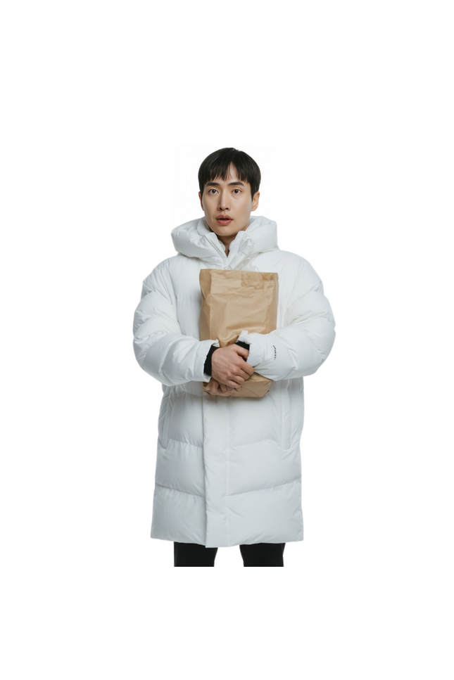 Love All Play Chae Jong-Hyeop White Puffer Coat