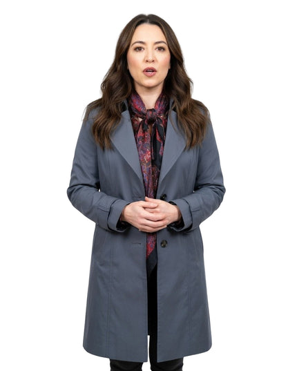 Luisa d’Oliveira To All A Good Night Grey Coat