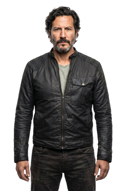 MacGyver Season 04 Russ Taylor Black Leather Jacket