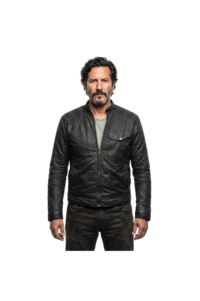 MacGyver Season 04 Russ Taylor Black Leather Jacket
