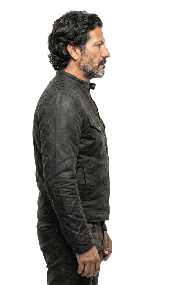 MacGyver Season 4 Russ Taylor Black Leather Jacket