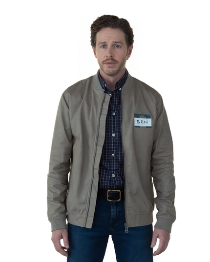 Manifest S04 Ben Stone Brown Cotton Bomber Jacket