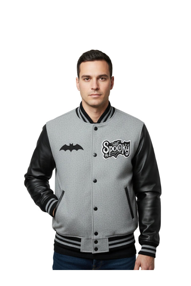 Men's Halloween Spooky Varsity Jacket