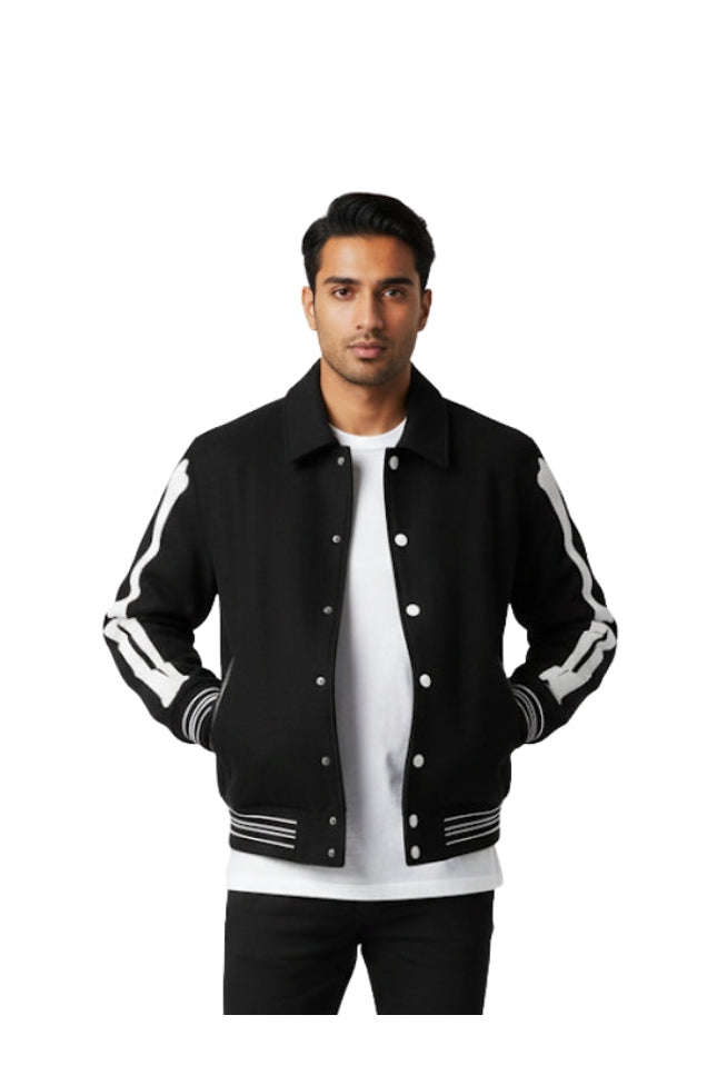 Men’s Skinbone Varsity Jacket