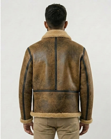 Mens Aviator Bomber Jacket