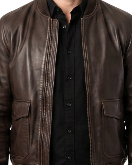 Mens Casual Shirt Collar Black Jacket Get Today