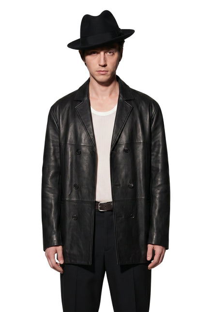 Met Gala 2026 After Party Troye Sivan Black Leather Coat