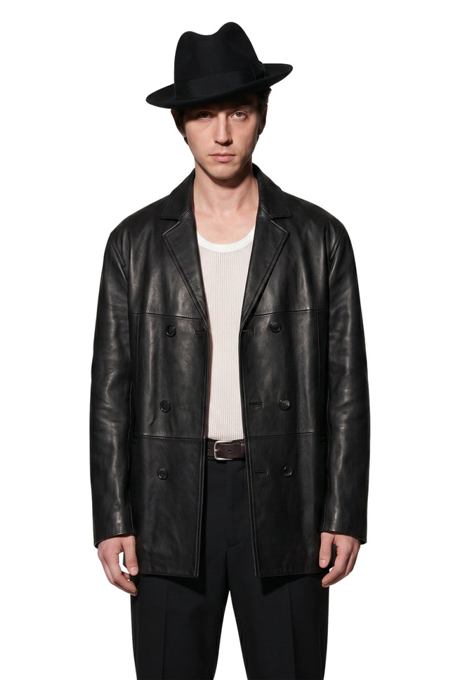 Met Gala 2026 After Party Troye Sivan Black Leather Coat