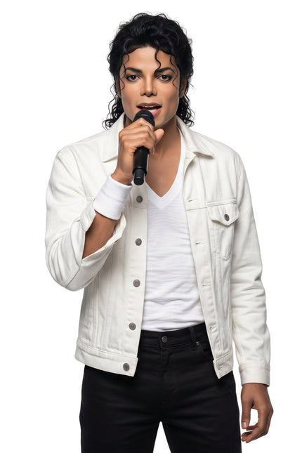 Michael 2026 Jaafar Jackson White Jacket