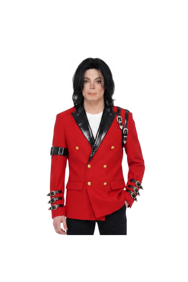Michael Jackson Award Ceremony Red Blazer