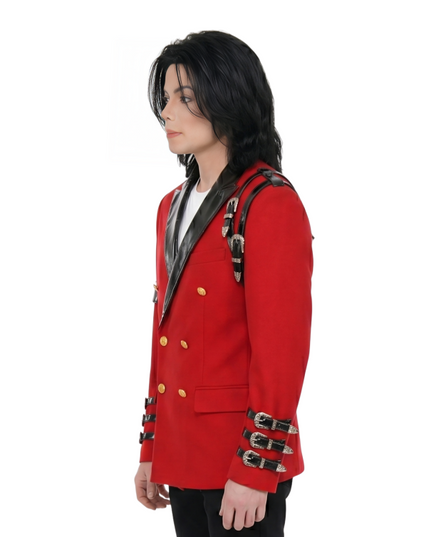 Michael Jackson Award Ceremony Red Blazer Sale