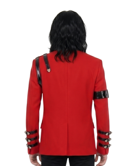 Michael Jackson Award Ceremony Red Blazer Sale Live