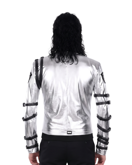 Michael Jackson Bad World Tour Silver Jacket Sale Live