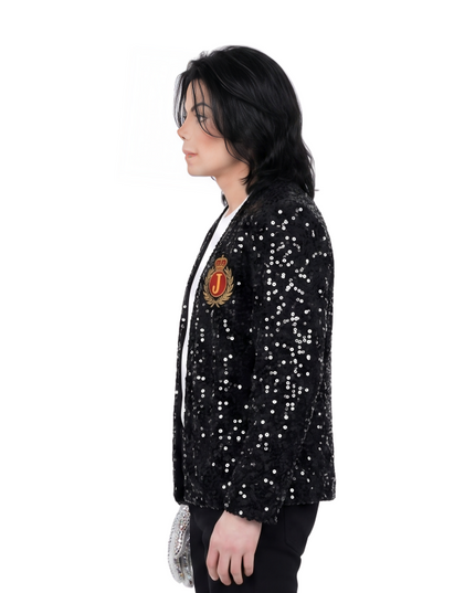 Michael Jackson Black Sequin Jacket Sale