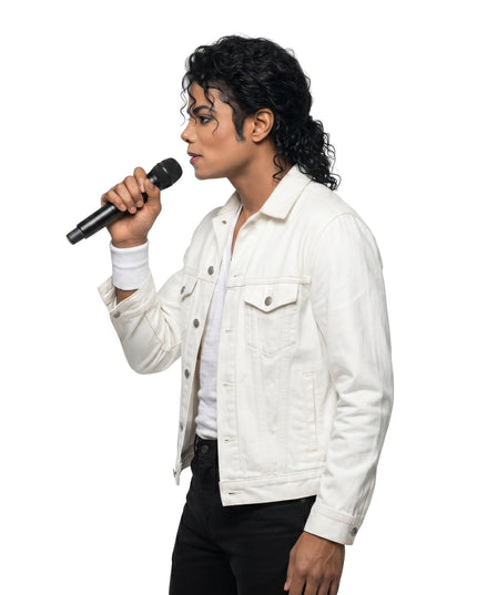 Michael Movie 2026 Jaafar Jackson White Bomber Jacket