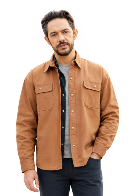 Michael Rady Unexpected Grace Noelle Brown Jacket