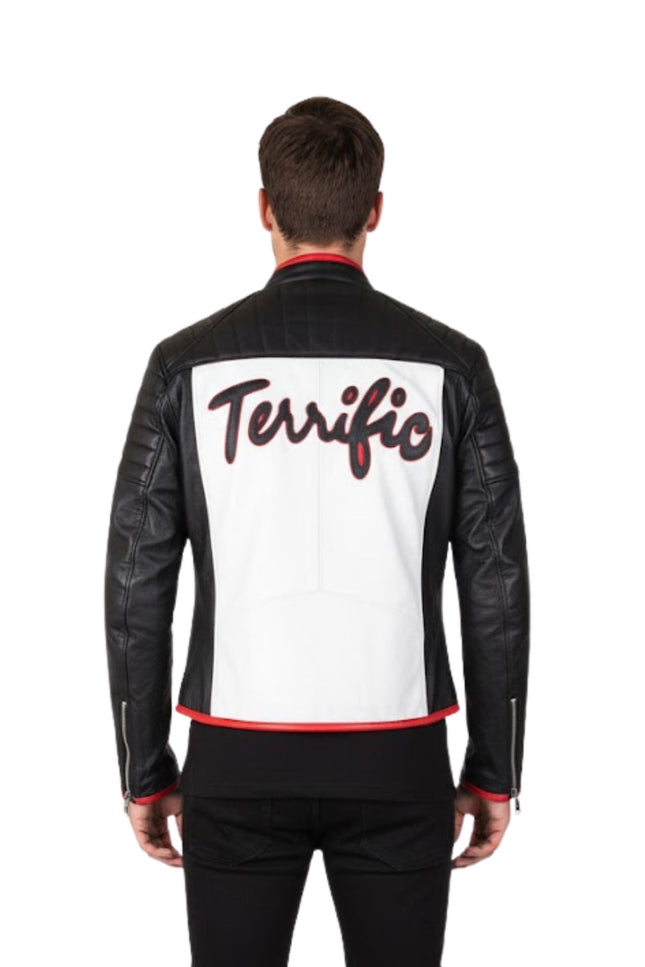 Mister Terrific Fair Play Michael Holt Leather Jacket