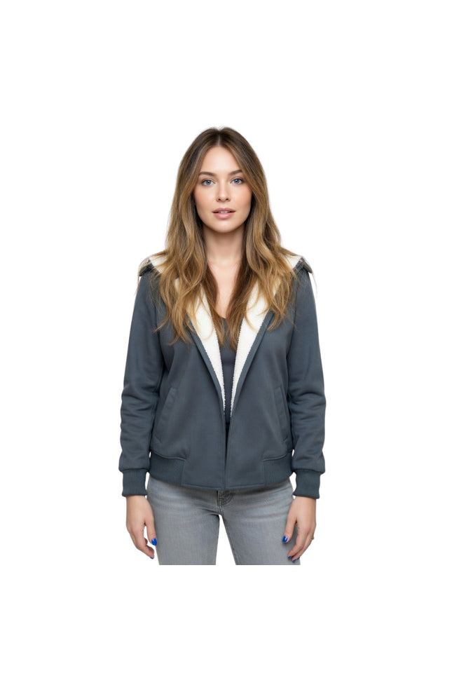 Morgan High Potential Grey Hooded Jacket