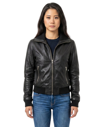 Nancy Drew George Fan Black Bomber Jacket 
