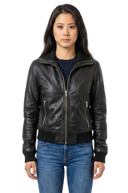 Nancy Drew George Fan Black Bomber Jacket 