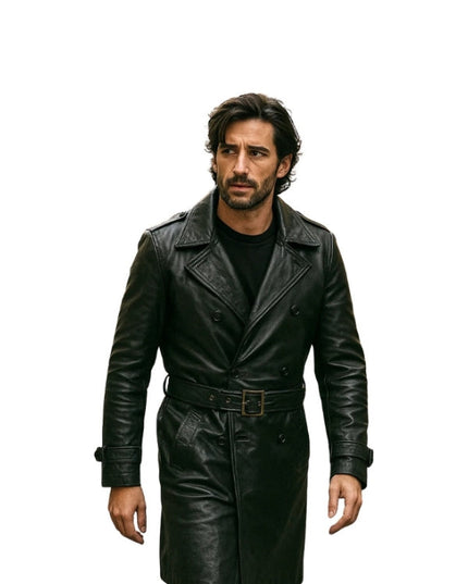 Nick Fury Leather Trench Coat